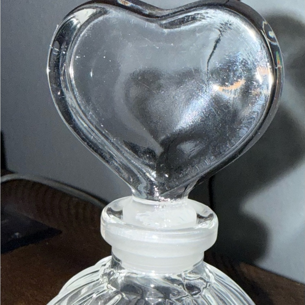 Heart-Shaped Glass Perfume Bottle